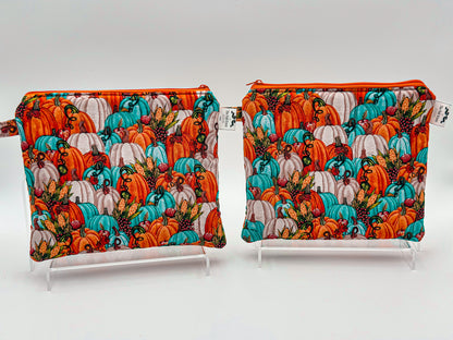 Into Fall Puffy Quilted Pouch A