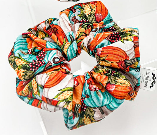 Into Fall Hair Scrunchie C