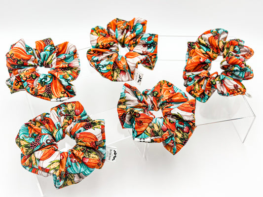 Into Fall Hair Scrunchie C