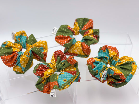 Into Fall Hair Scrunchie B