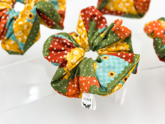 Into Fall Hair Scrunchie B