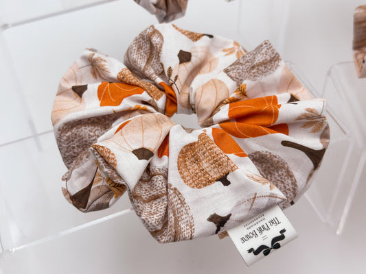 Into Fall Hair Scrunchie D