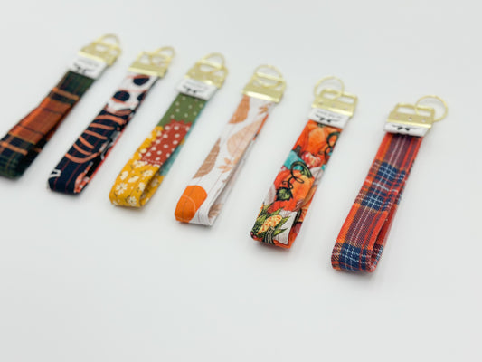 Into Fall Keychain Wristlet B
