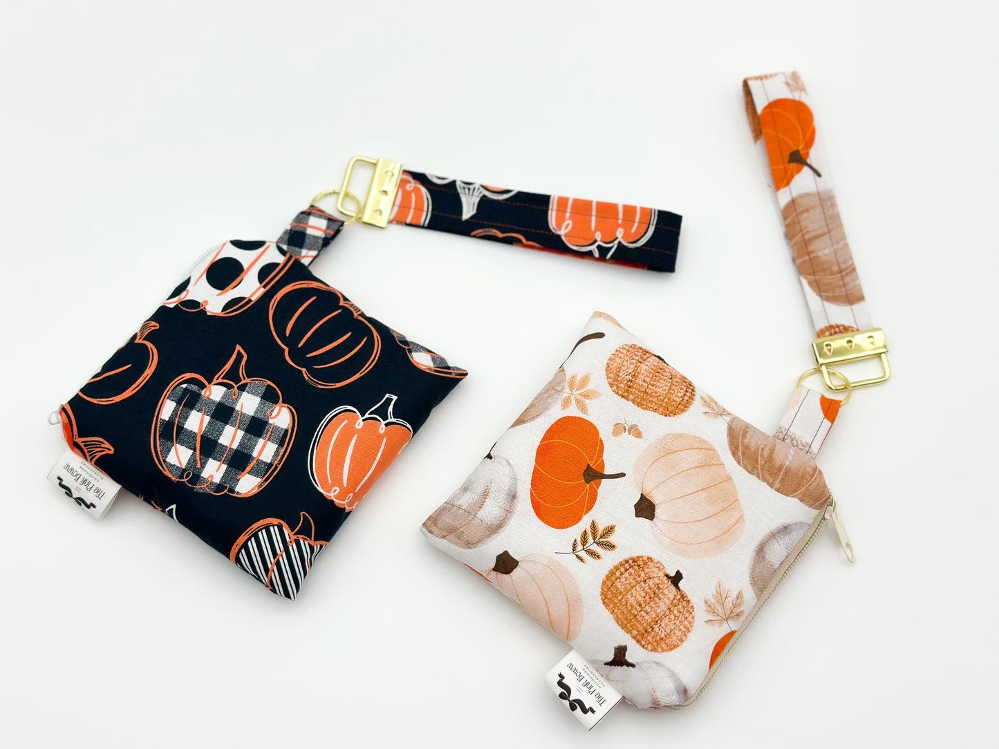 Into Fall Keychain Wristlet B