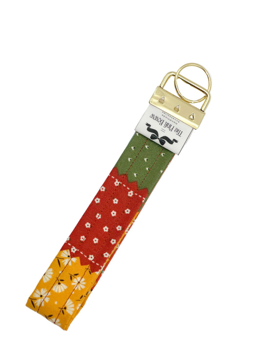 Into Fall Keychain Wristlet B